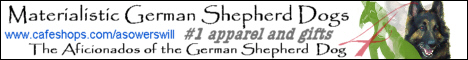 quality german shepherd dog t -shirts and merchandise