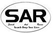 SAR-Search And Rescue Black text profile